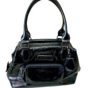 Longchamp Shoulder/hand Black Doctors Limited Edition Women Le Pliage Roseau